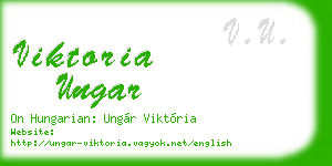 viktoria ungar business card