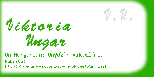 viktoria ungar business card